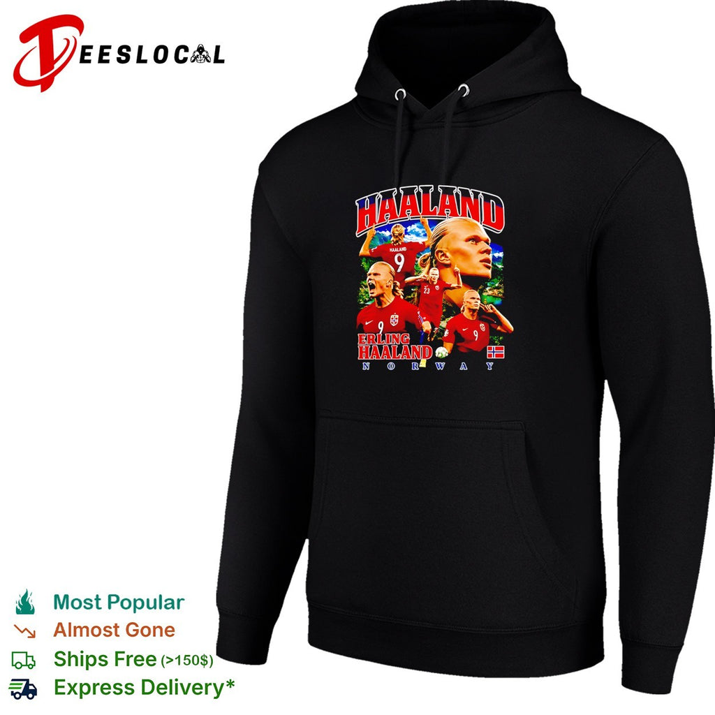 Erling Haaland World Cup 2026 collage 90s bootleg shirt