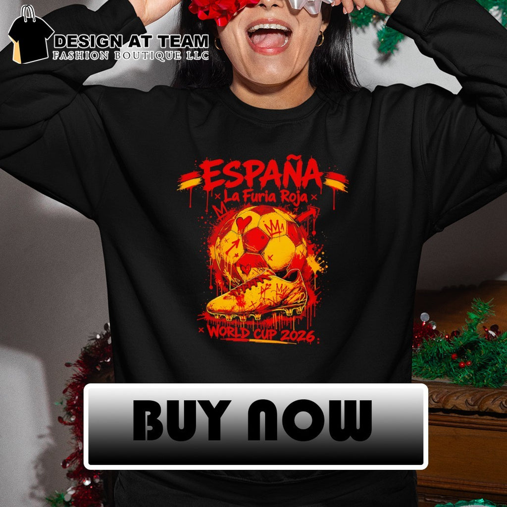 Espana La Furia Roja Spain Soccer World Cup 2026 shirt