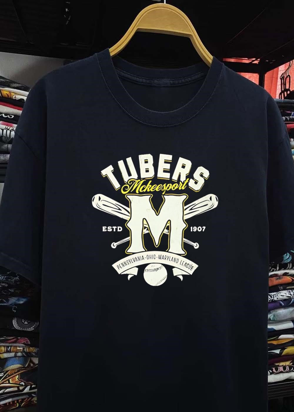 Estd 1907 Mckeesport Tubers Pennsylvania Ohio Maryland League Baseball T-Shirt