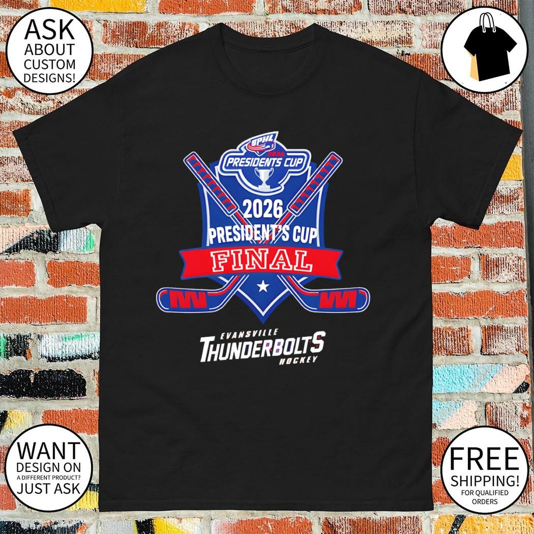 Evansville Thunderbolts Hockey President’s Cup Final 2026 shirt