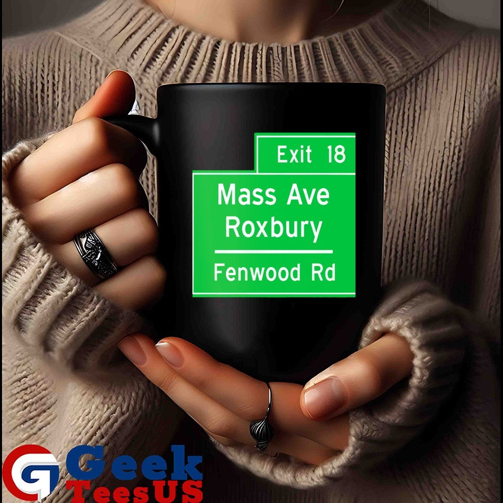 Exit 18 Mass Ave Roxbury Fenwood Rd shirt