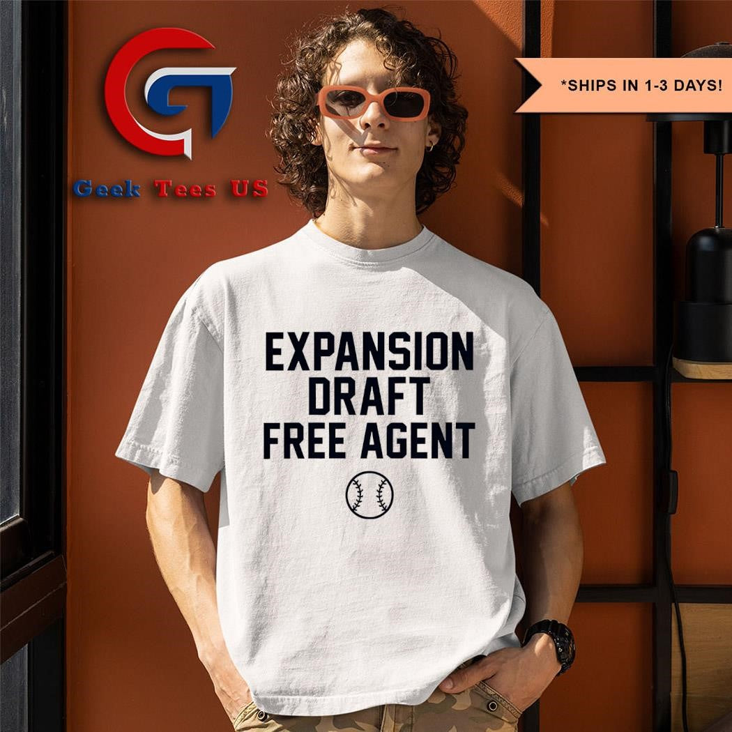 Expansion draft free agent baseball shirt
