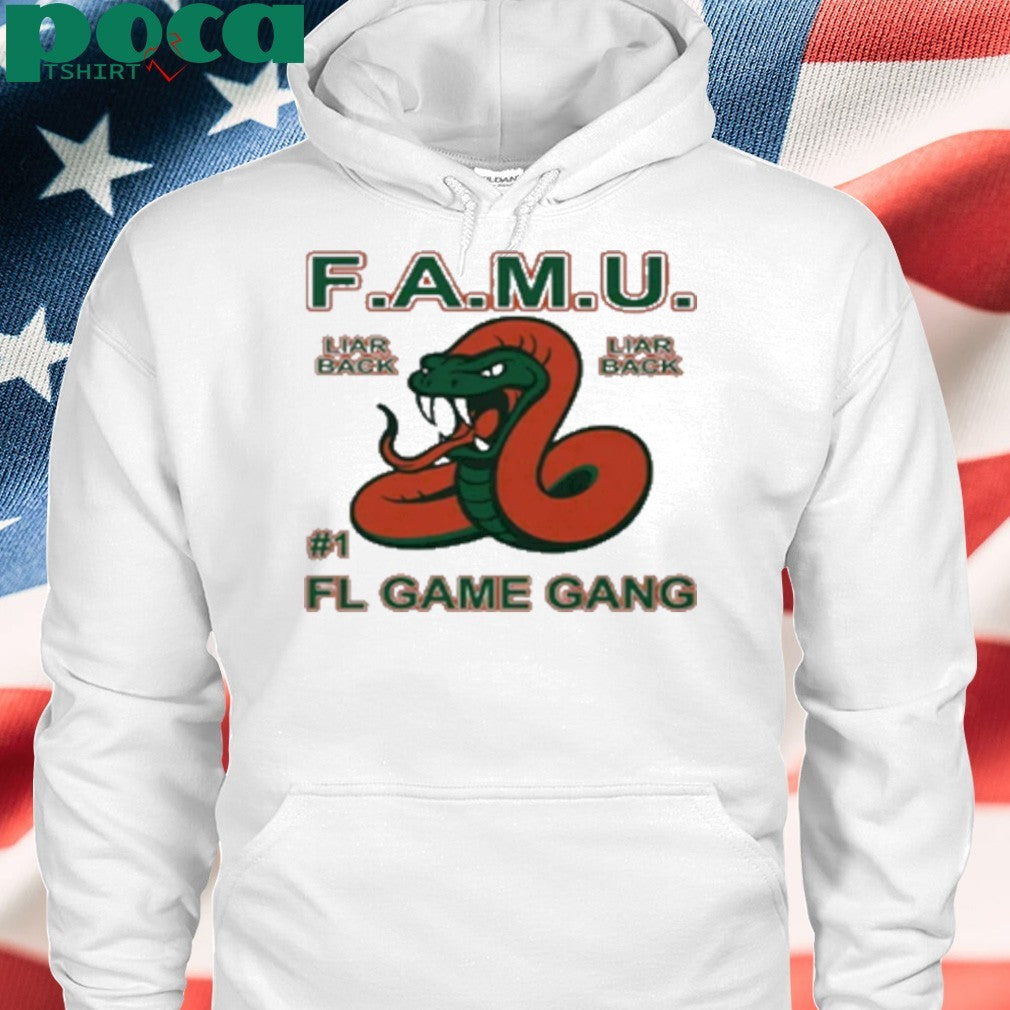 F.A.M.U Liar Back FL Game Gang Rattle The Game shirt