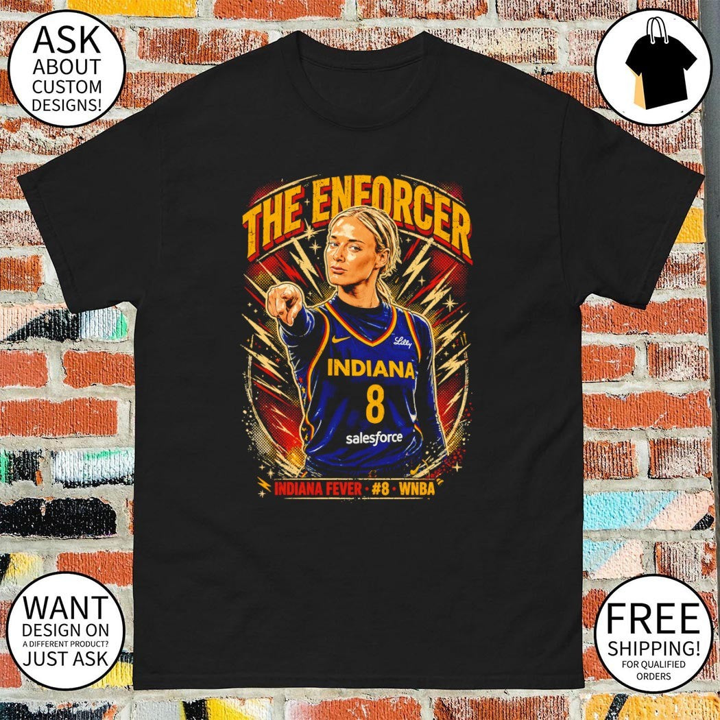 Sophie Cunninghamb Indiana Fever The Enforcer 8 WNBA basketball shirt