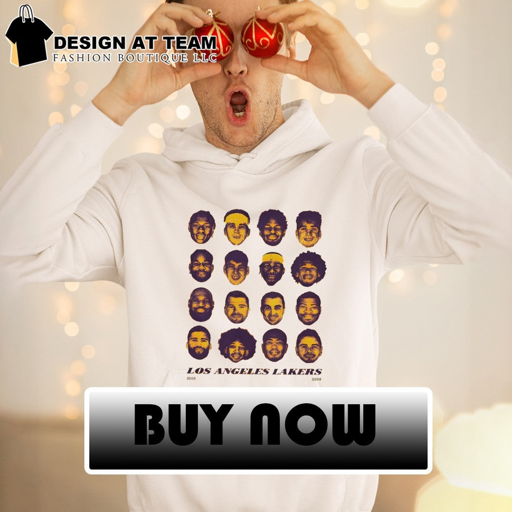 Face All Team Los Angeles Lakers Basketball NBA graphic vintage shirt