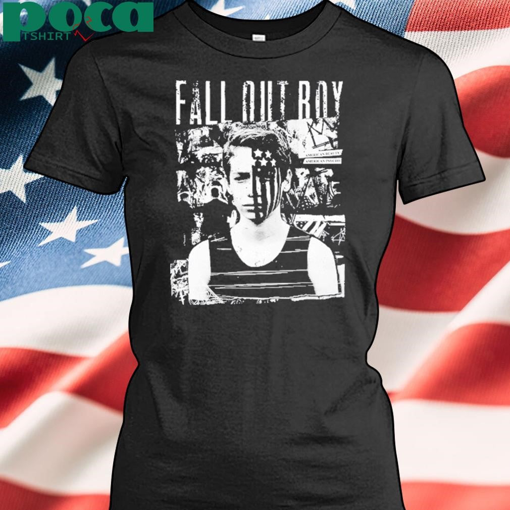 Fall Out Boy American Beauty American Pyscho Cover Black shirt