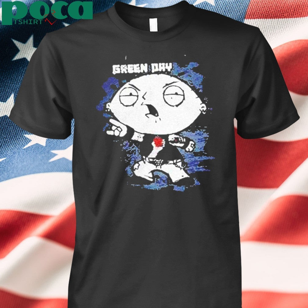 Family Guy Stewie Punk Green Day Shirt