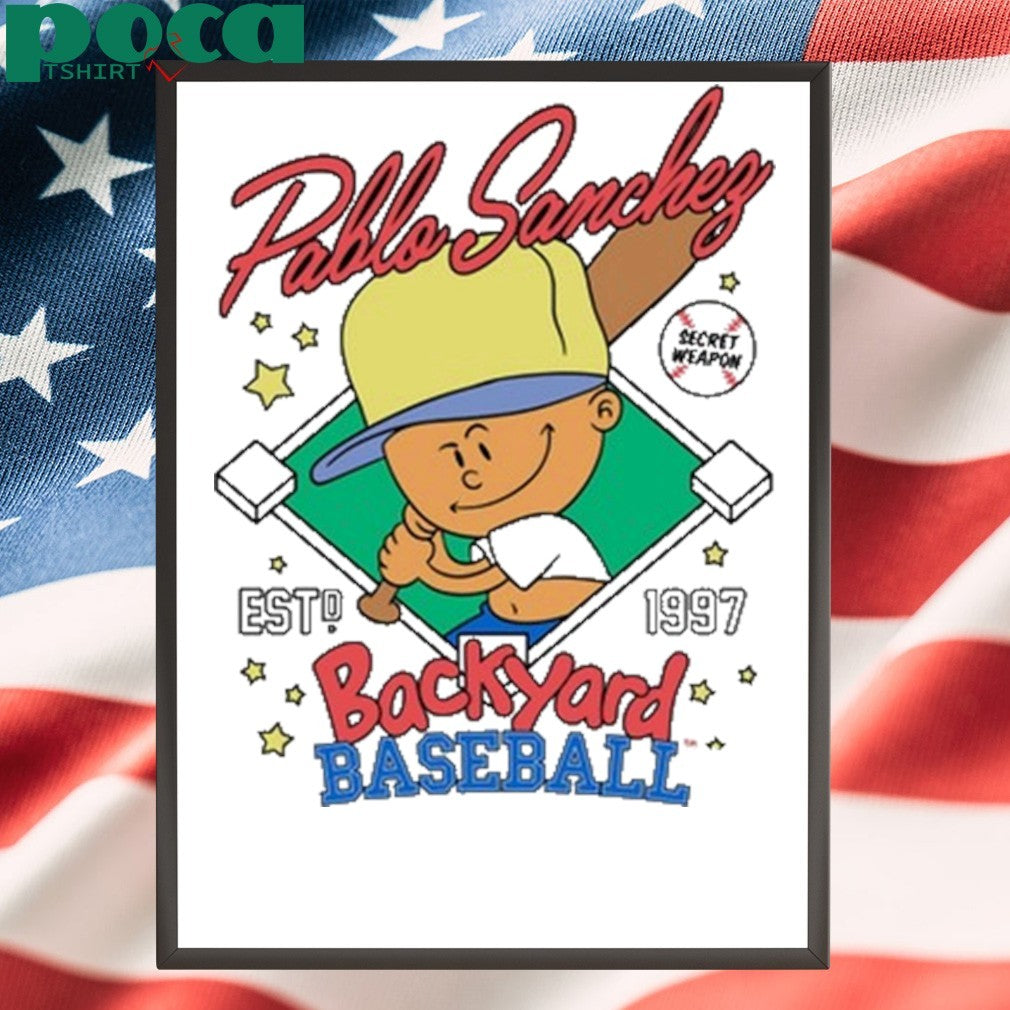 Fangamer Pablo Sanchez Backyard Baseball Est 1997 shirt