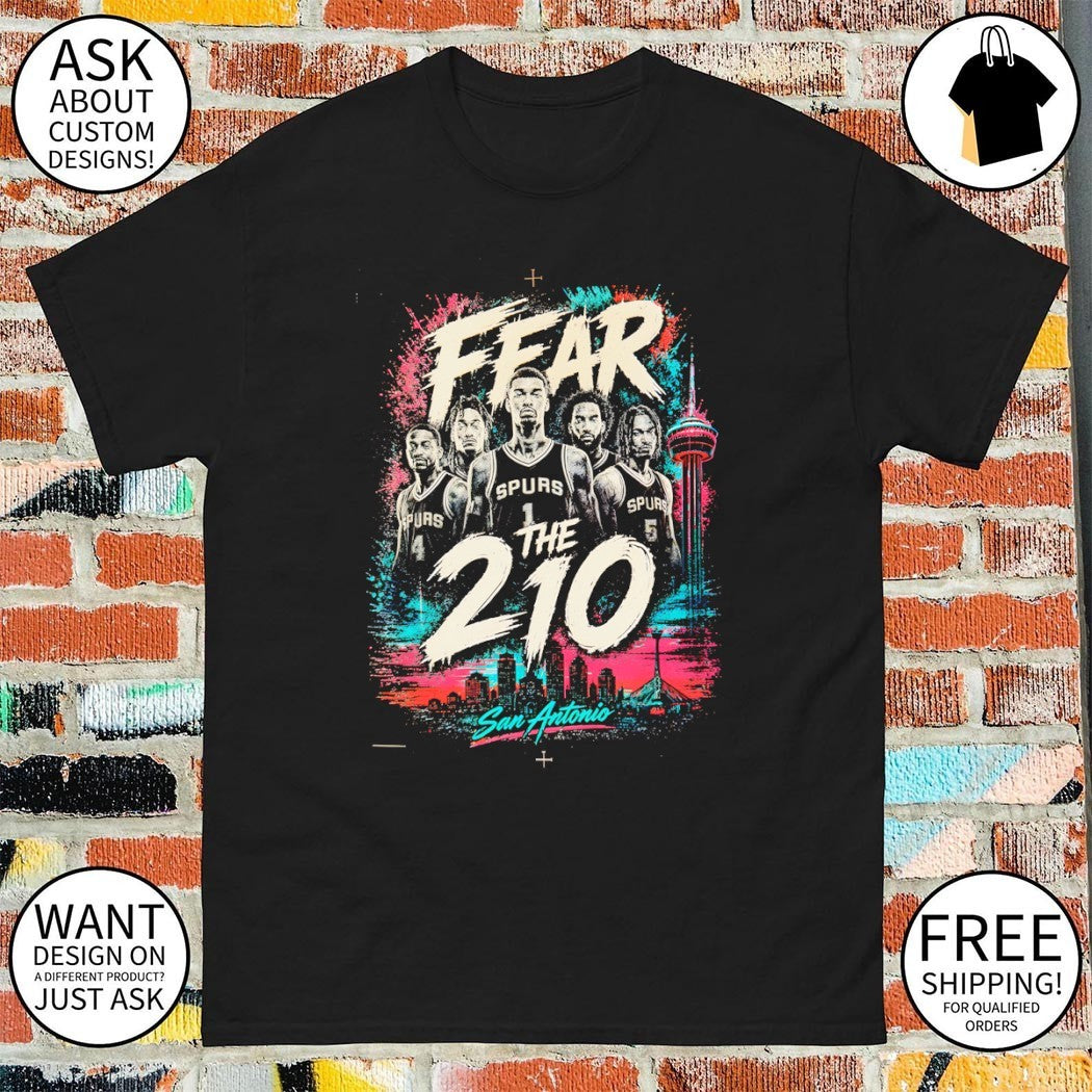 Fear the 210 San Antonio Spurs Basketball NBA vintage shirt