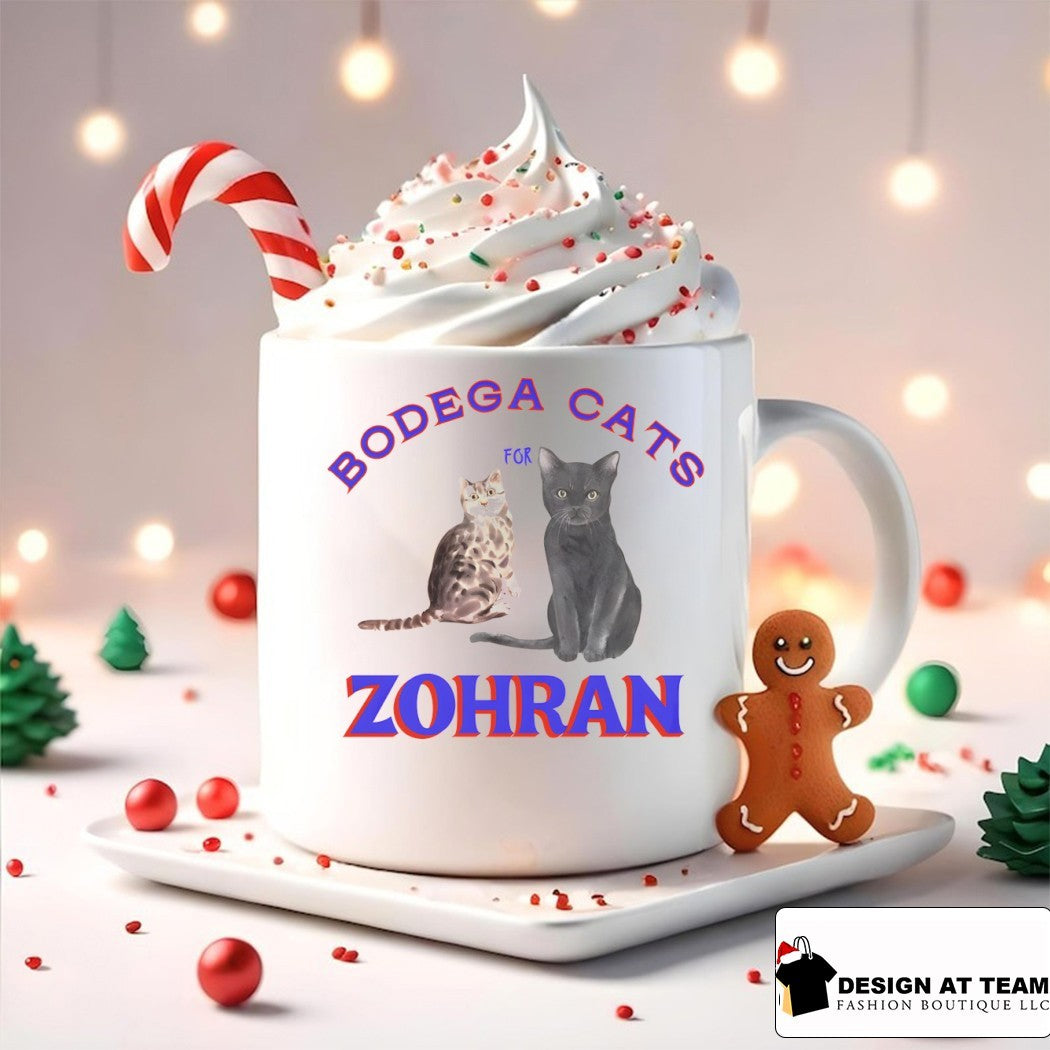 Felines Bodega Cats for Zohran Mamdani political shirt