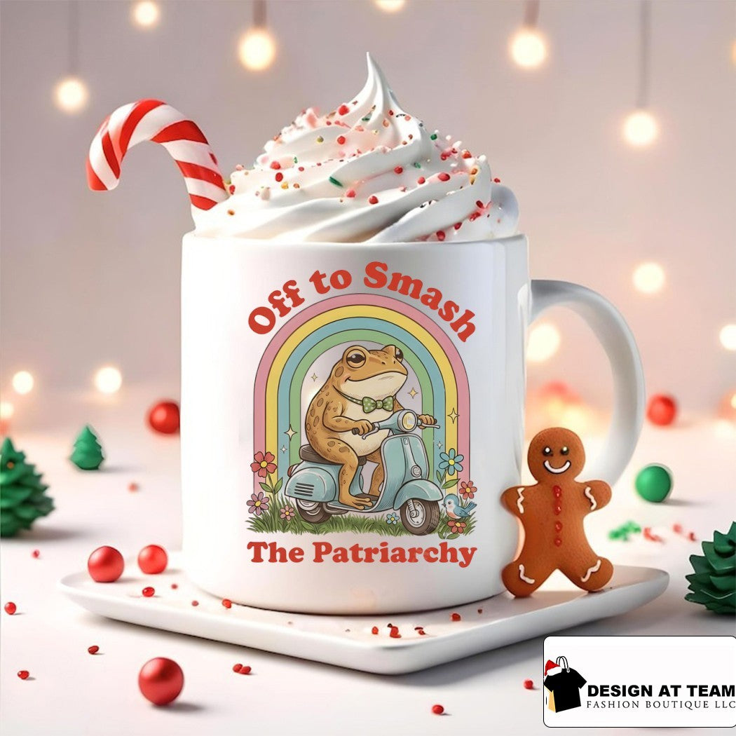 Feminist frog off to smash patriarchy LGBT shirt