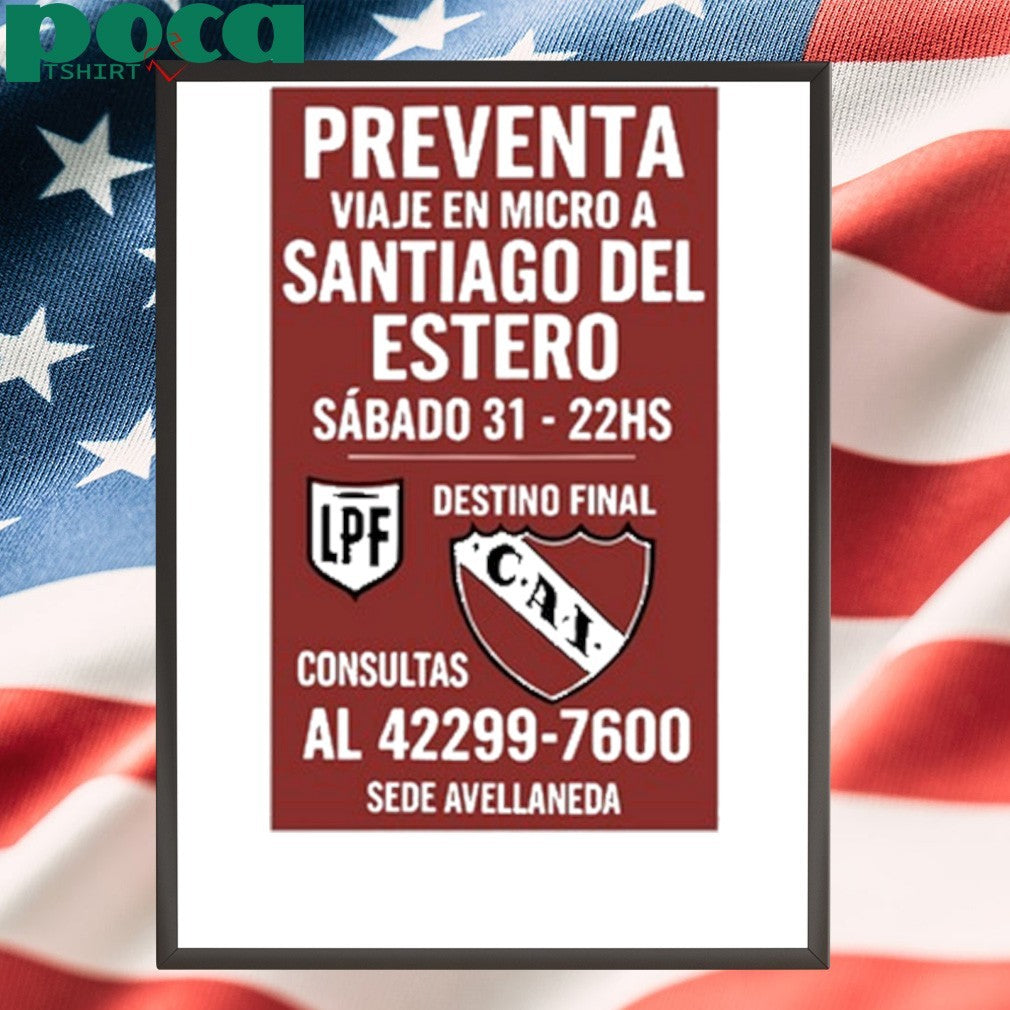 Fernandezmm Preventa Viaje En Micro A Santiago Del Estero Sábado 31-22Hs shirt