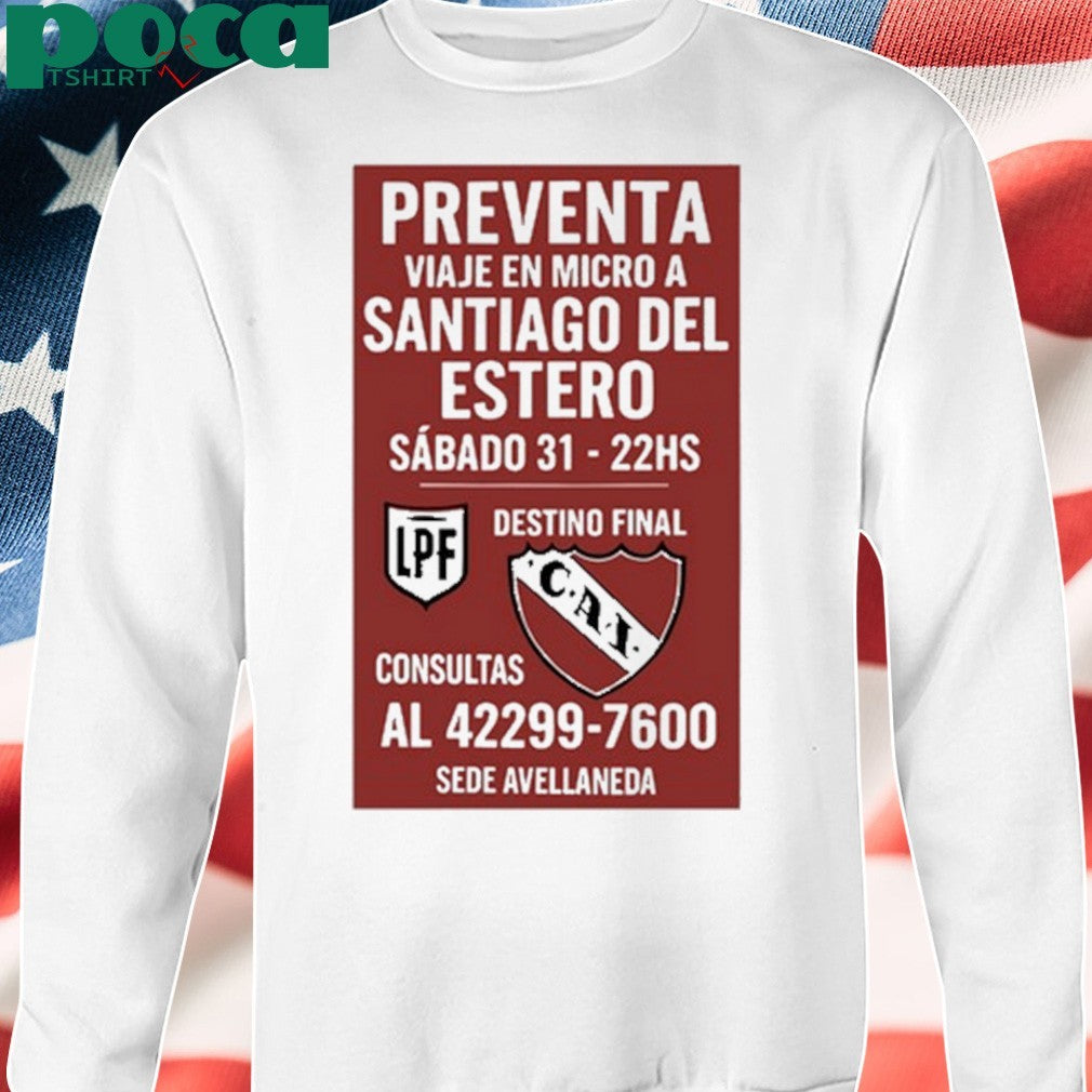 Fernandezmm Preventa Viaje En Micro A Santiago Del Estero Sábado 31-22Hs shirt