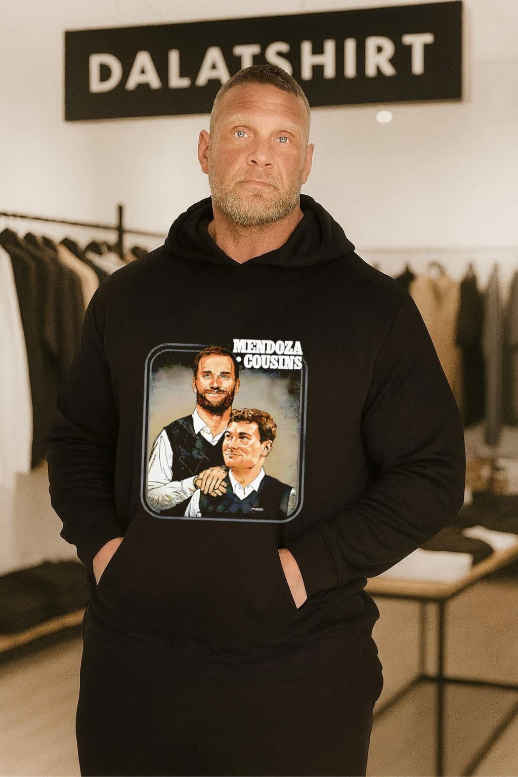 Fernando Mendoza & Kirk Cousins Las Vegas Step Brothers Digitally Printed Graphics shirt