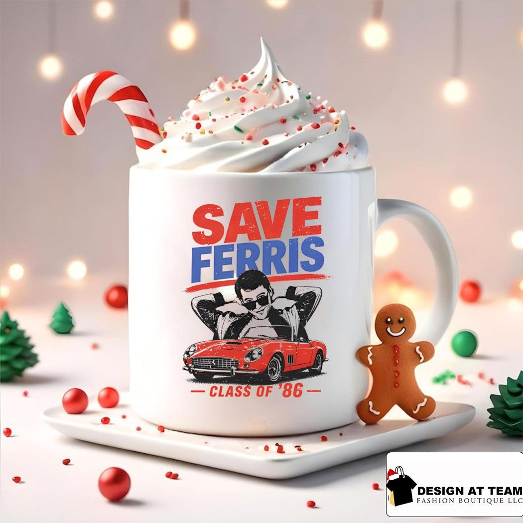 Ferris Bueller’s Day Off Save Ferris Class of ’86 Racing shirt