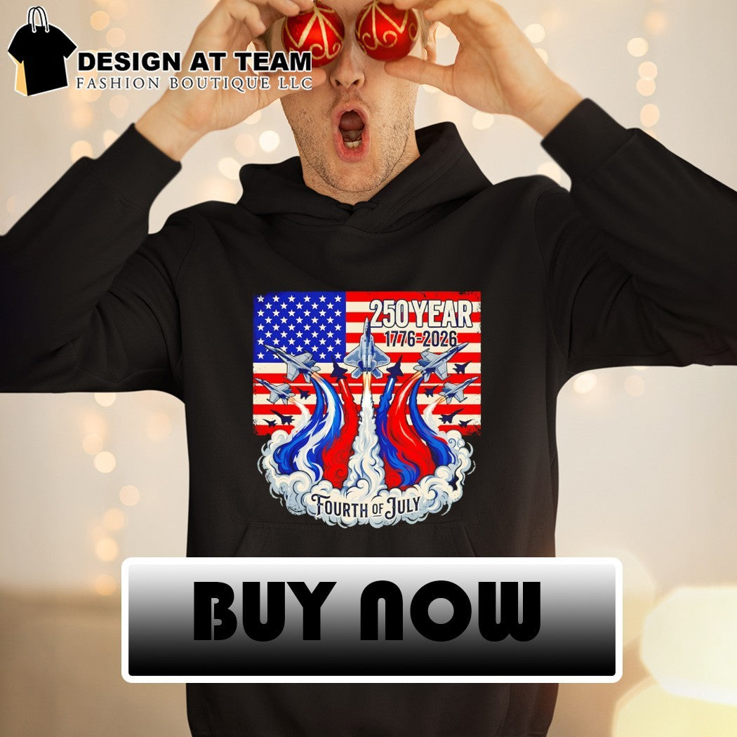 Fighter Jets and American flag 250 Year 1776-2026 Fourth of July Patriot shirt