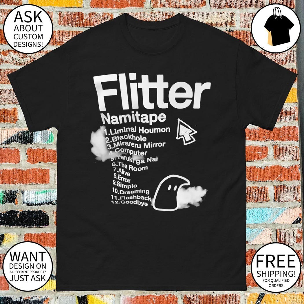 Filter Nami Tape album liminal houmon blackhole mirareru Mirror Computer Yaruki ga Nai shirt