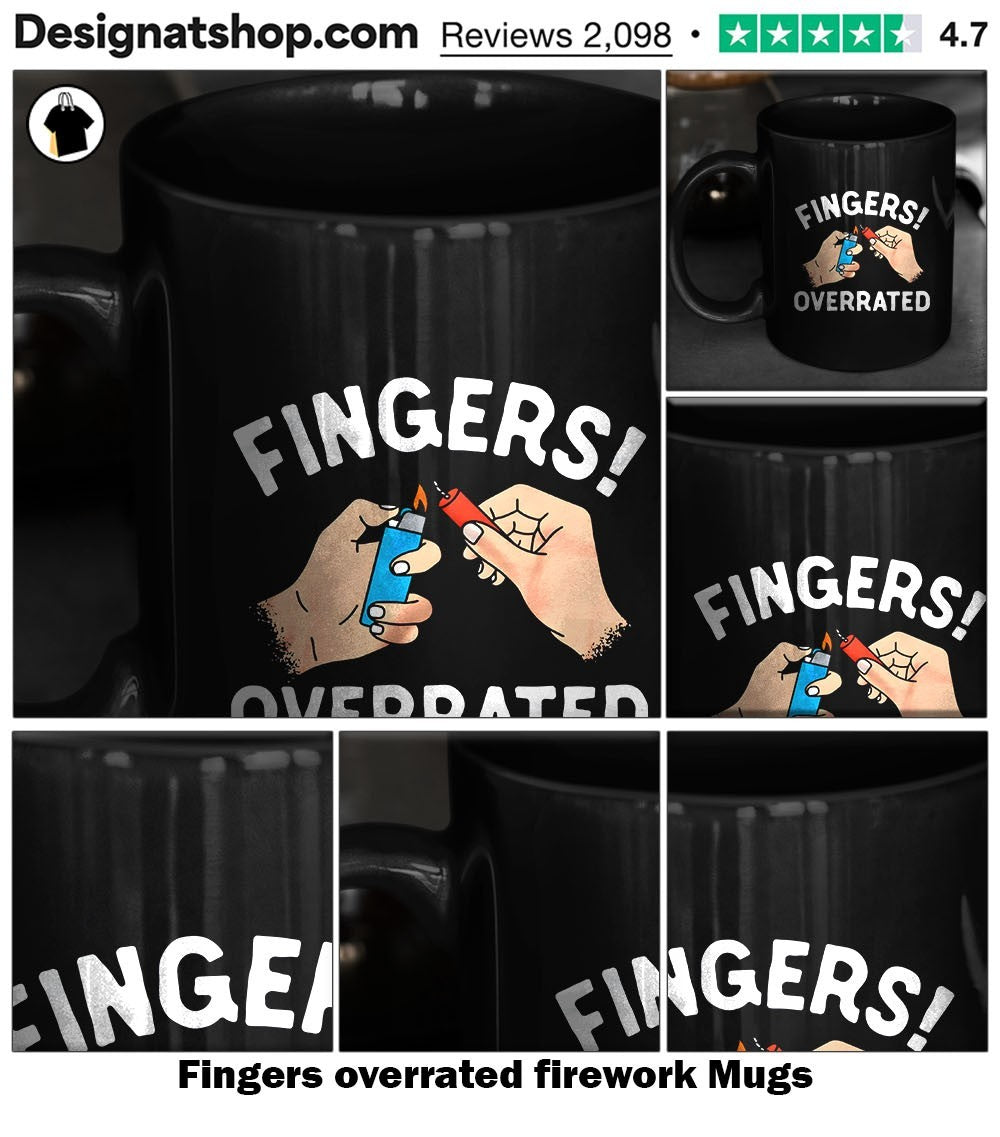 Fingers overrated firework shirt