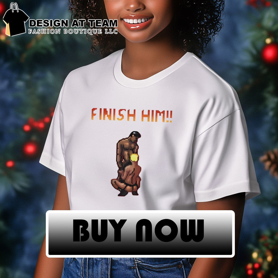 Finish him gayming LGBT Gamer shirt