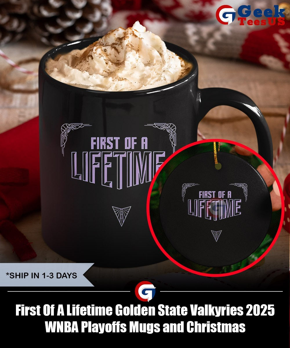 First Of A Lifetime Golden State Valkyries 2025 WNBA Playoffs shirt