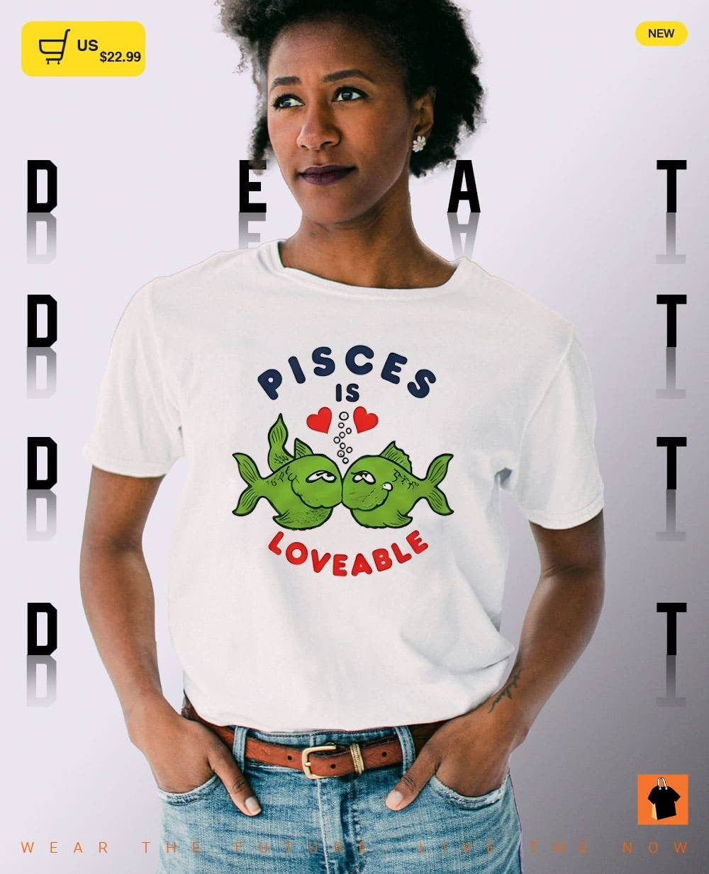 Fish Pisces is Loveable meme shirt