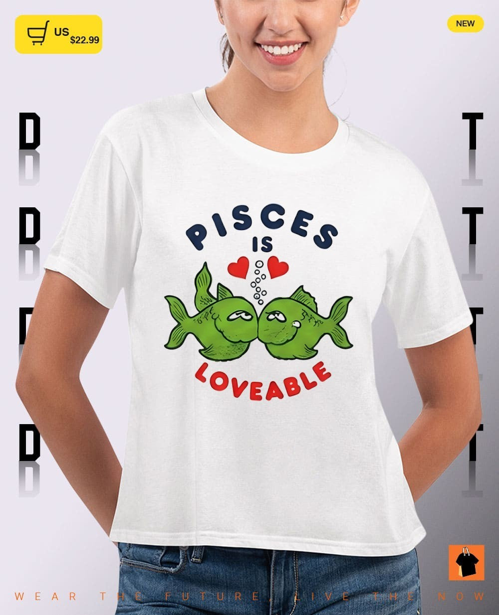 Fish Pisces is Loveable meme shirt