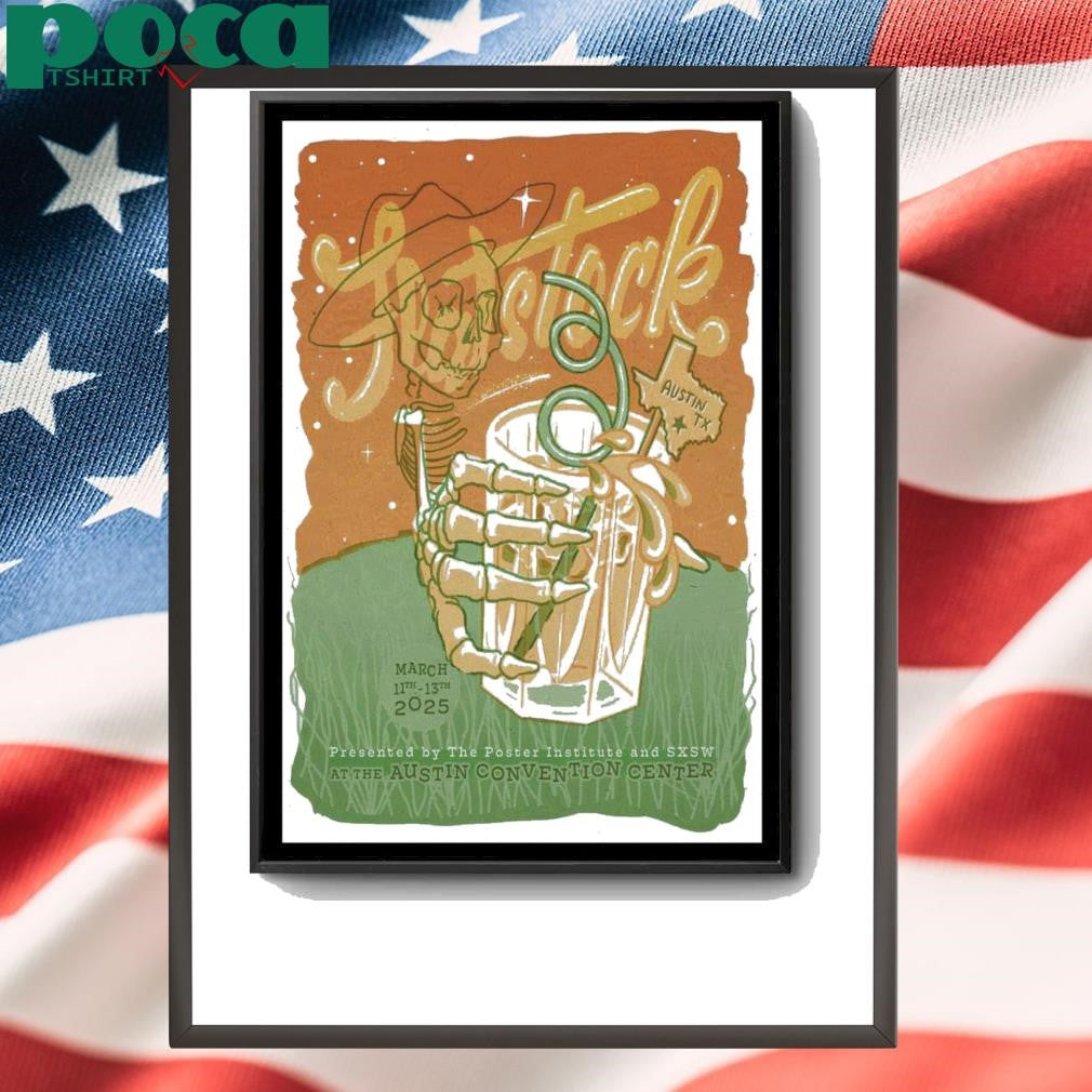 Flatstock March 11-13, 2025 Austin Texas Event Poster shirt