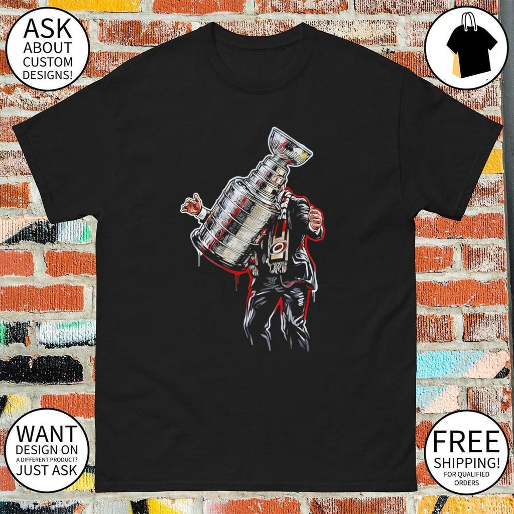 Floating Cup Carolina Hurricanes Hockey NHL Stanley Cup graffiti shirt