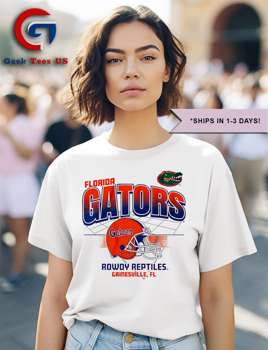 Florida Gators football Rowdy Reptiles helmet shirt