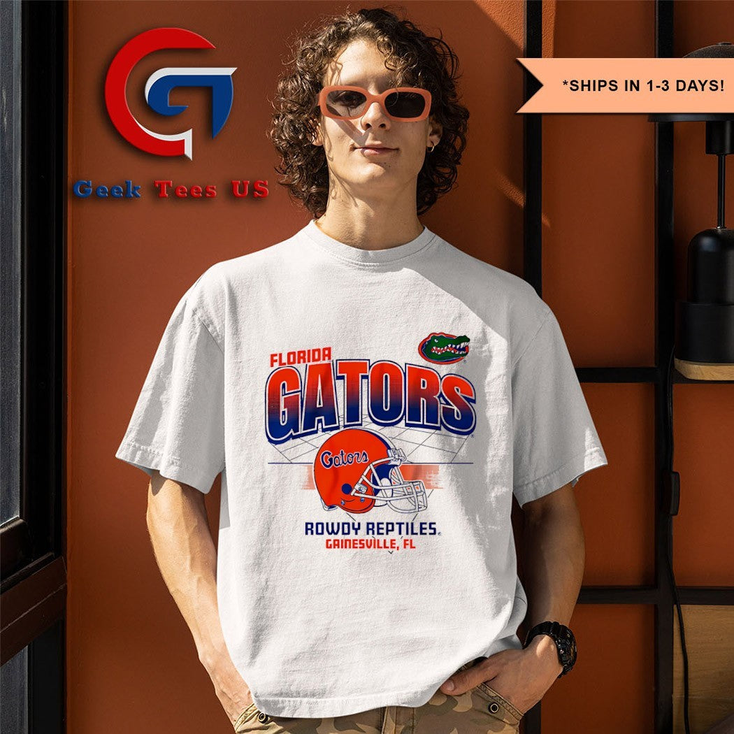 Florida Gators football Rowdy Reptiles helmet shirt