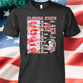 Florida State Seminoles name photo and signature shirt