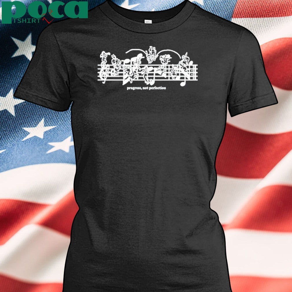 Flowerbed Progress Not Perfection Shirt