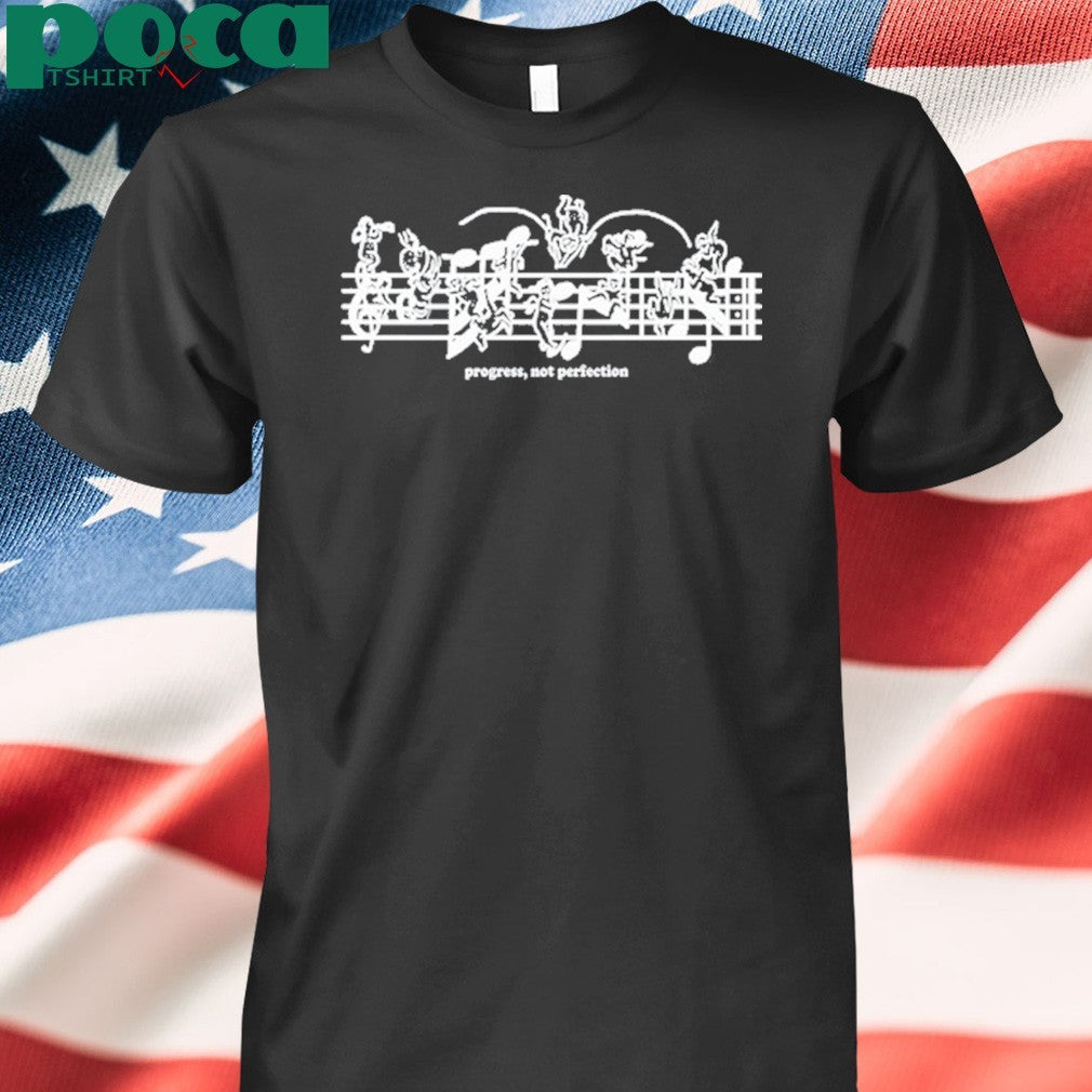Flowerbed Progress Not Perfection Shirt
