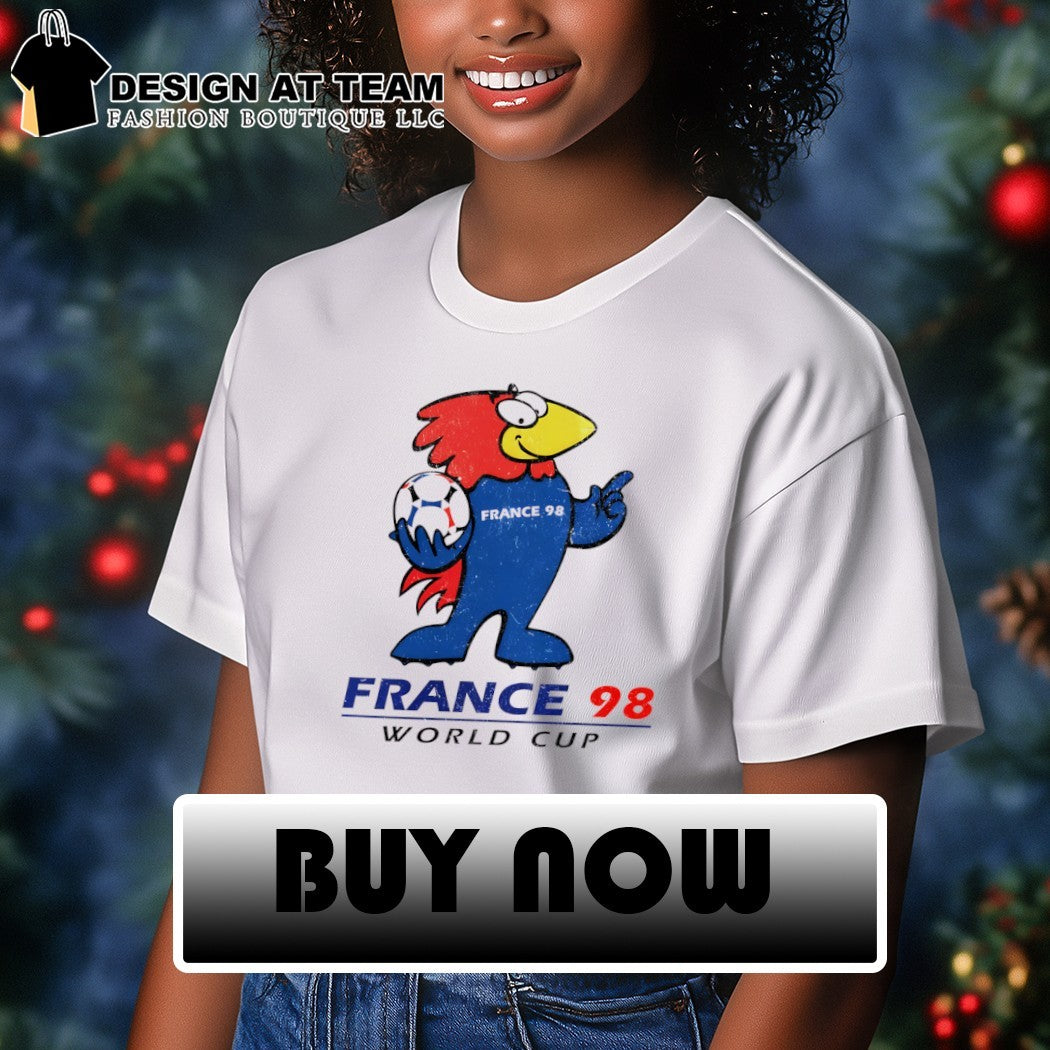 Footix Soccer Mascot Mascot France 98 World Cup 2026 shirt