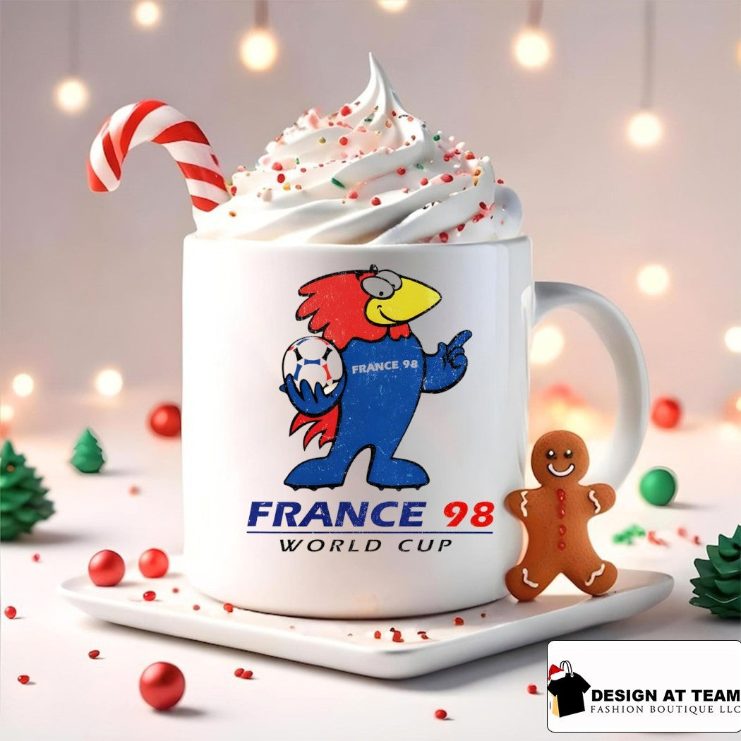 Footix Soccer Mascot Mascot France 98 World Cup 2026 shirt