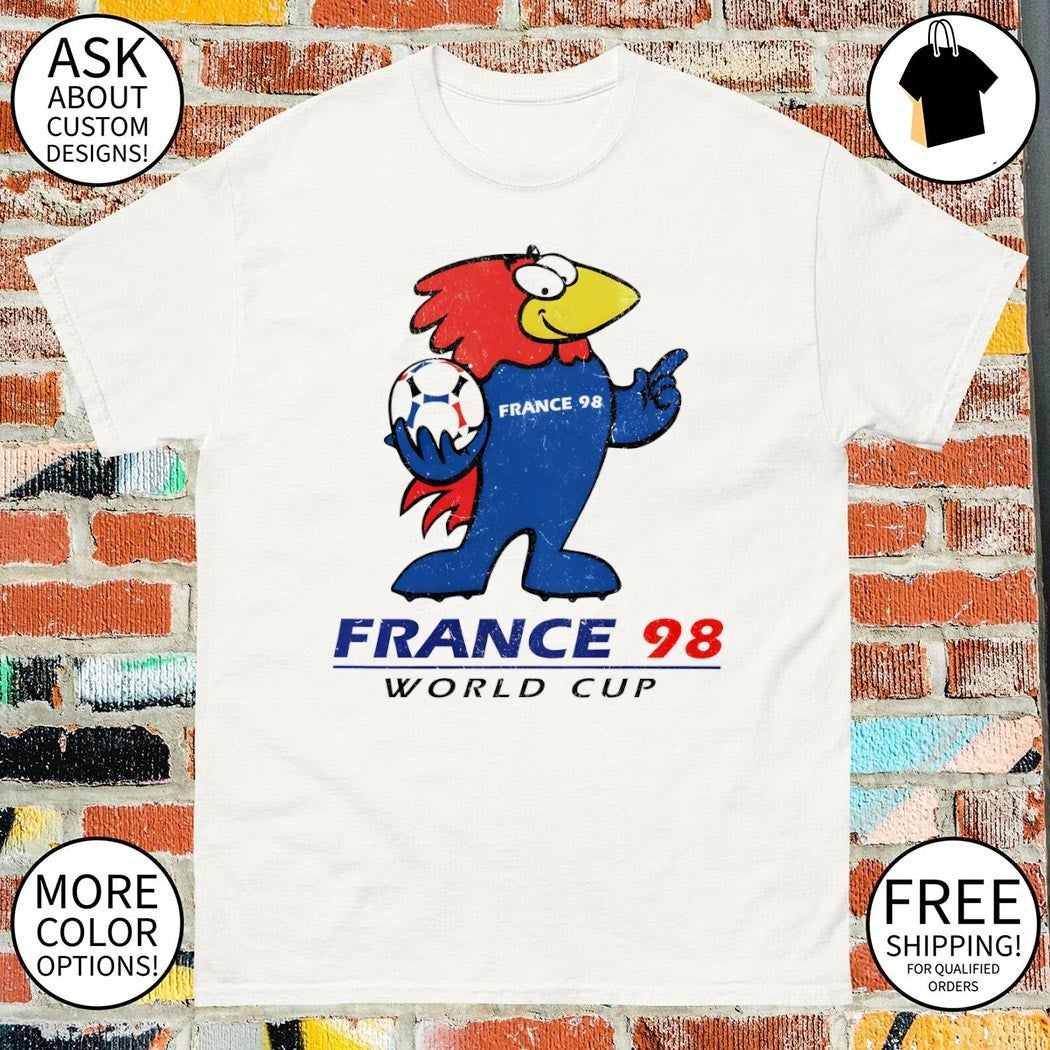 Footix Soccer Mascot Mascot France 98 World Cup 2026 shirt