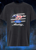 Ford Mustang American Flag T-Shirt
