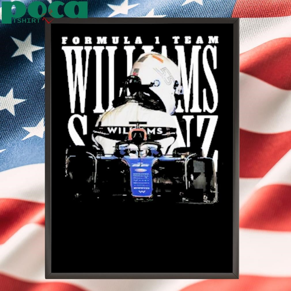 Formula 1 Team Carlos Sainz Williams F1 Shirt