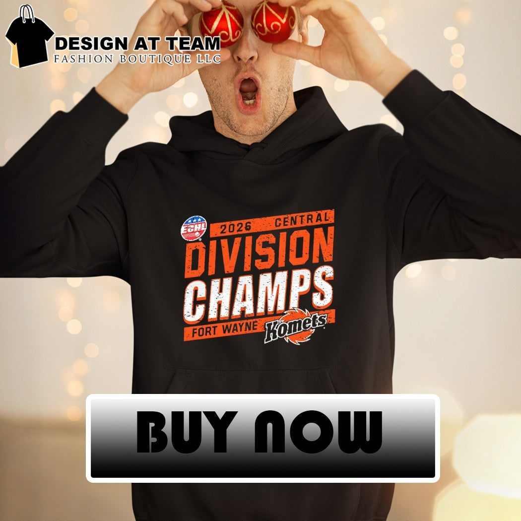 Fort Wayne Komets 2026 ECHL Central Division Champions shirt