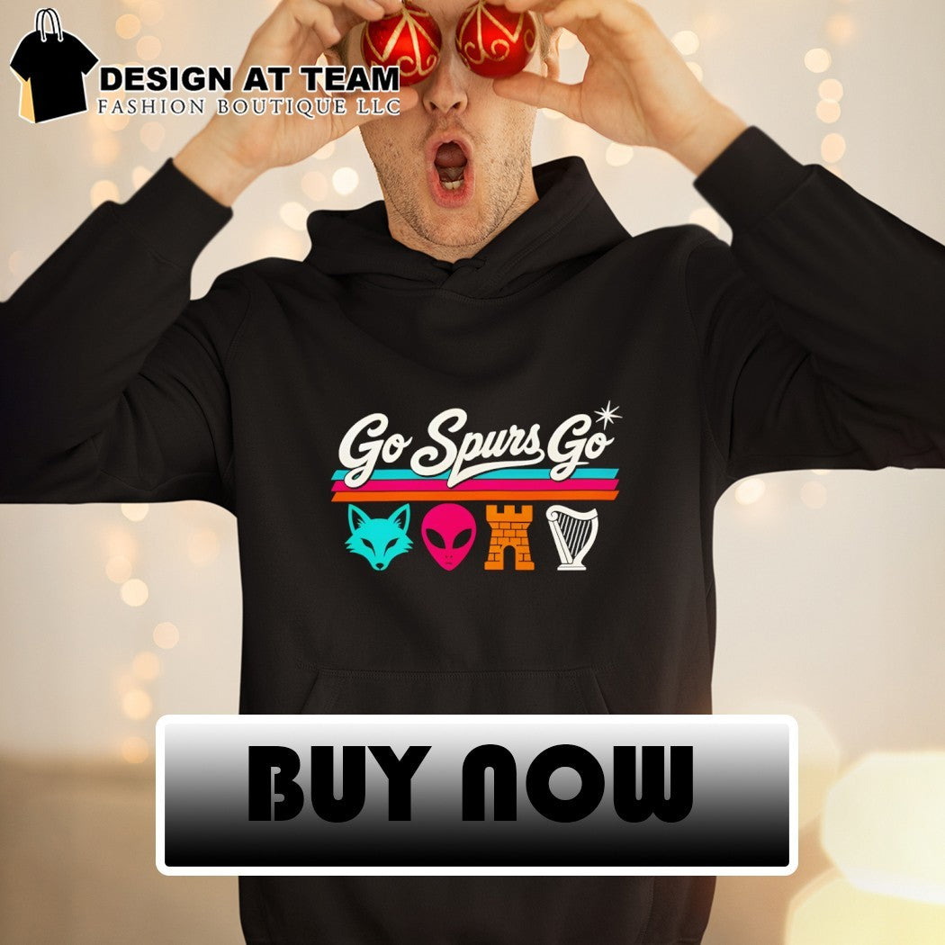 Fox Alien Castle Harp Icon Go Spurs Go San Antonio Spurs Basketball NBA 2026 shirt
