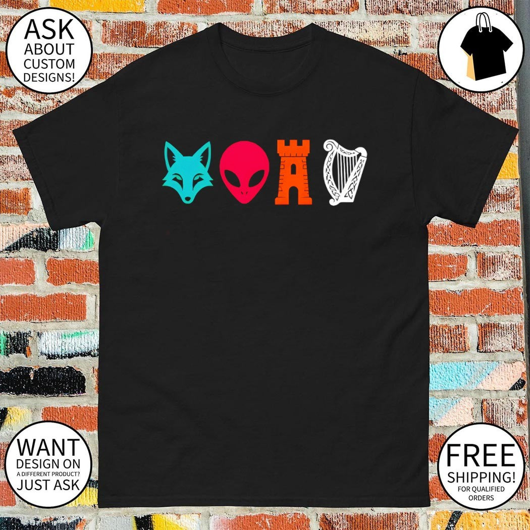 Fox Alien Castle Harp Icon San Antonio Spurs Basketball NBA 2026 shirt