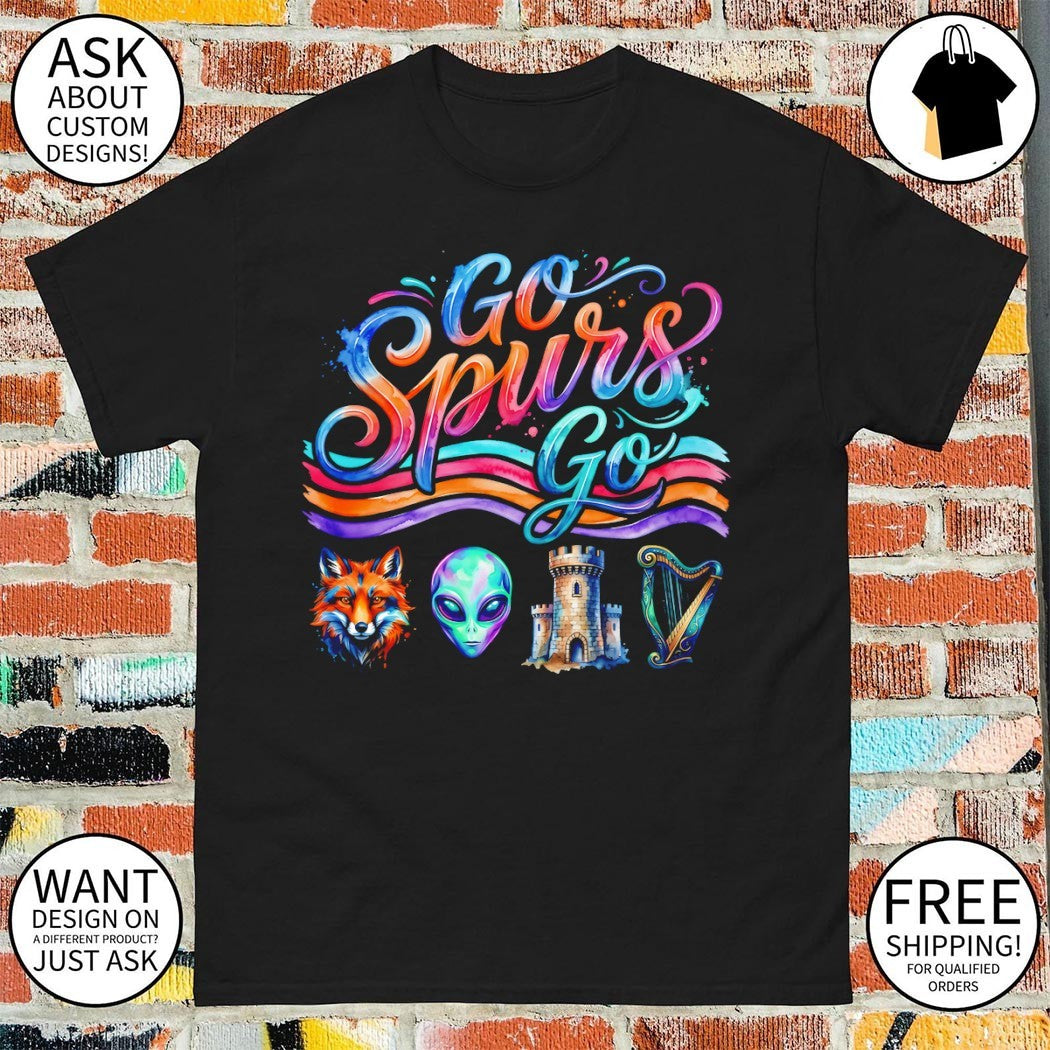 Fox Alien Castle Harp Spurs Por Vida San Antonio Spurs Basketball Western Conference Champions NBA Finals 2026 shirt