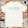 Fox alien castle harp icons design art Spurs basketball shirt