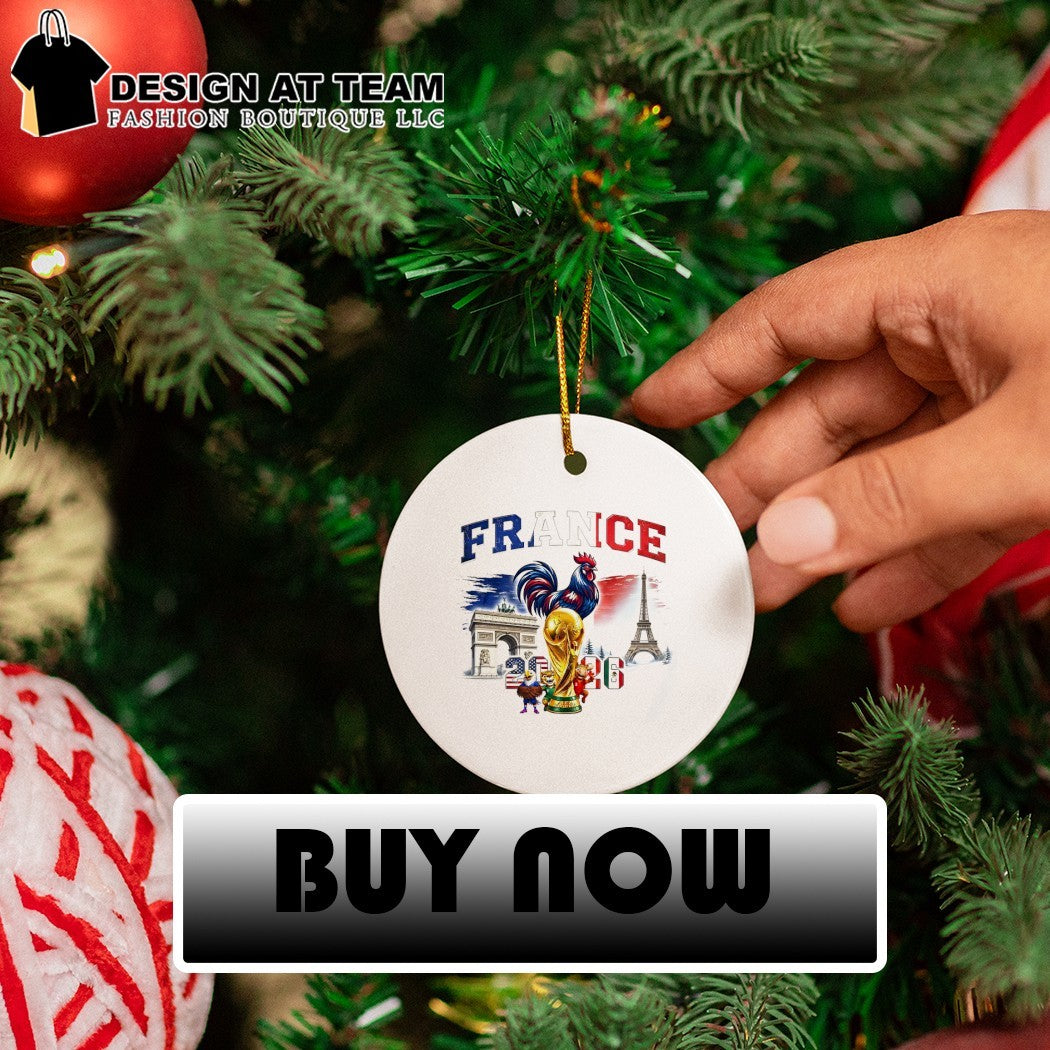 France Soccer Rooster Eiffel Tower Trophy Mascot 2026 World Cup Sport shirt