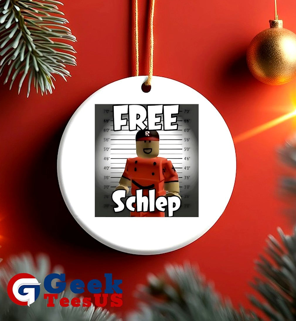Free Schlep mugshot shirt