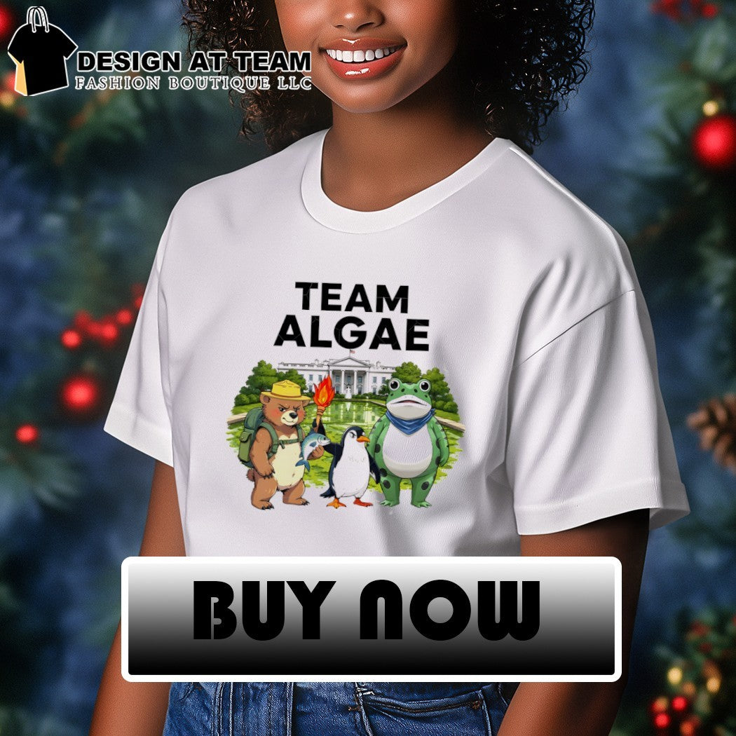 Frog Penguin Bear Team Algae FDT Make Algae Great Again Patriotic White house 2026 shirt