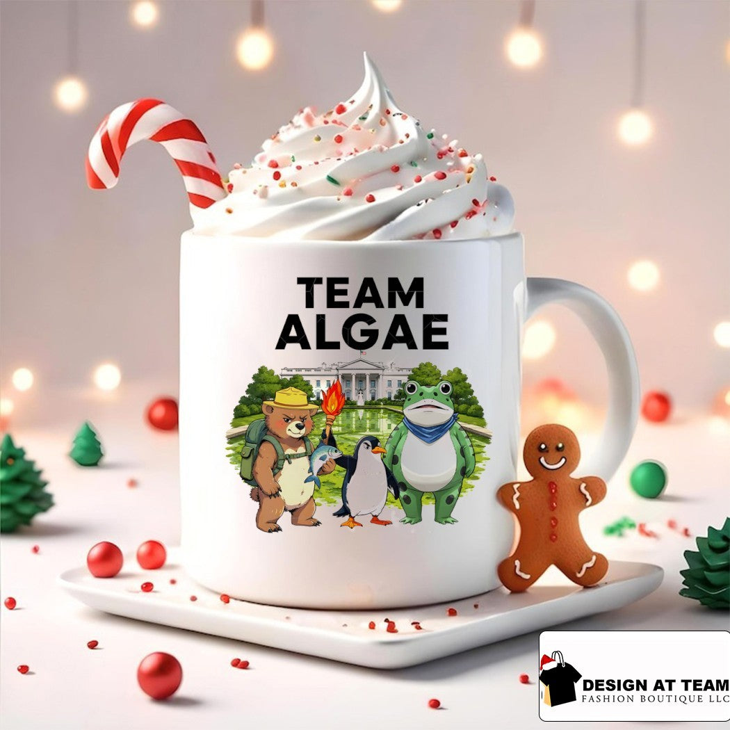 Frog Penguin Bear Team Algae FDT Make Algae Great Again Patriotic White house 2026 shirt