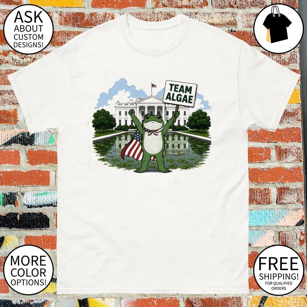 Frog Team Algae FDT Make Algae Great Again Patriotic American flag 2026 shirt