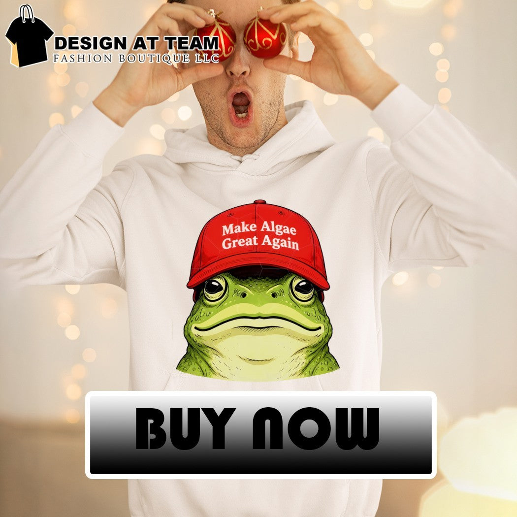 Frog Team Algae Make Algae Great Again hat Patriotic American flag 2026 shirt
