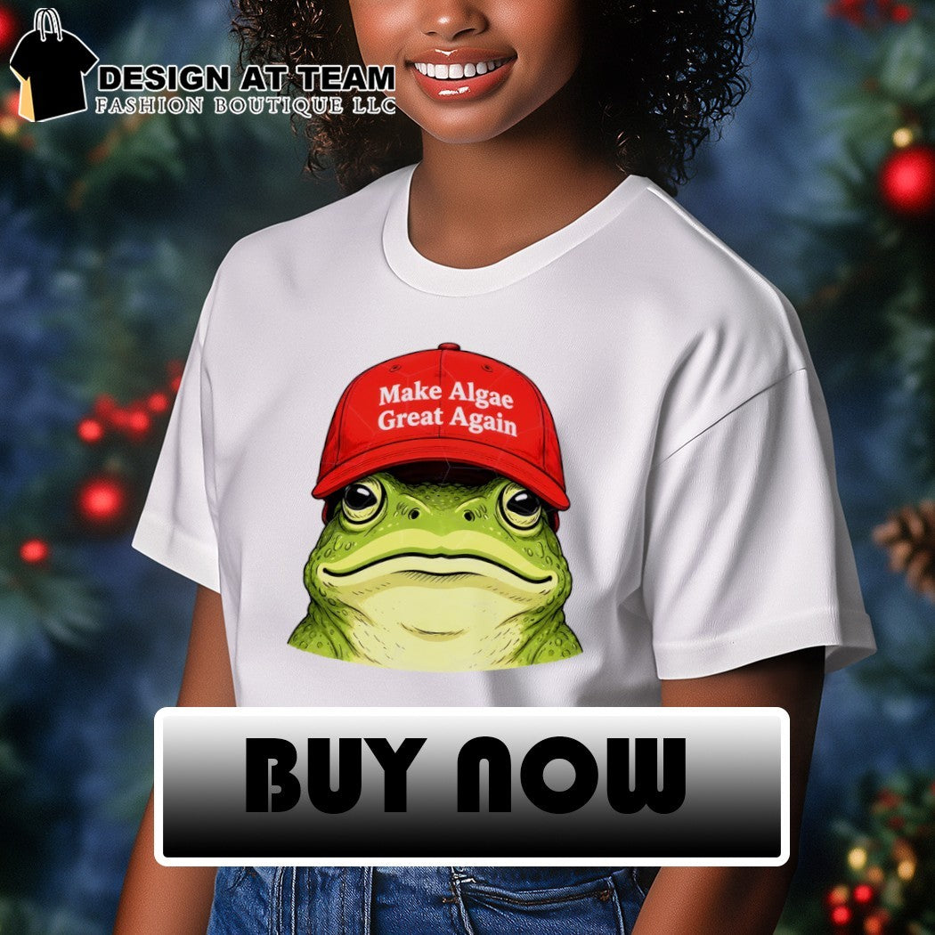 Frog Team Algae Make Algae Great Again hat Patriotic American flag 2026 shirt